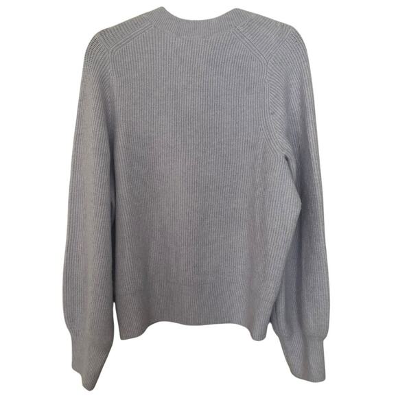 Madewell Wool Blend Square Neck Women's Sweater Size XL Lavender - Picture 2 of 5